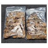 (4) Hundred Wheat Cents 1941 Up Sold By Hundred