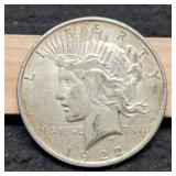 1922-D Peace Dollar
