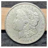 1921-D Morgan Dollar XF