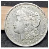 1921-D Morgan Dollar XF