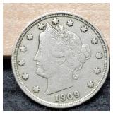 1909 V Nickel w/ Full Liberty & Rims