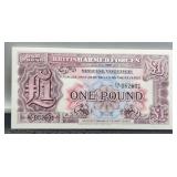 British Armed Forces 1 Pound Banknote Unc.