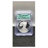 2008-W Slab Proof Silver Eagle ICG PR69 DCAM