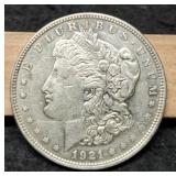 1921 Morgan Dollar XF