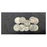 (10) Silver W. Quarters