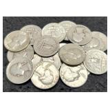 (20) Silver W. Quarters