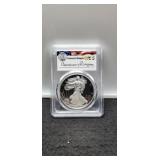 2021-W T1 Slab Proof Silver Eagle PCGS PR69 DCAM