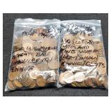 (4) Hundred Wheat Cents 1941 Up Sold By Hundred