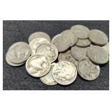 (20) Buffalo Nickels w/ Partial Dates
