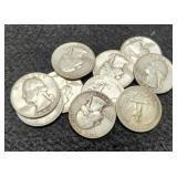 (10) Silver W. Quarters