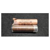 (2) Rolls Unc. L. Cents: 1960-D, 1983 Both