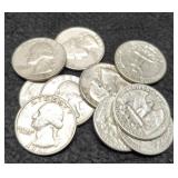 (10) Silver W. Quarters