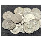 (20) Silver W. Quarters