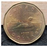 1987 Canada $1 Coin Unc.