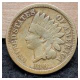 1862 Indian Head Cent
