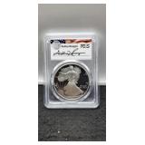 1991-S Slab Proof Silver Eagle POCGS PR69 DCAM