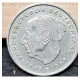 1973-C German 2 Deutsche Mark