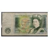England 1 Pound Banknote Sir Isaac Newton