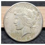 1922-S Peace Dollar