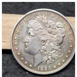 1885-O Morgan Dollar XF
