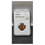 1952-S Slab Lincoln Cent NGC MS66 RD