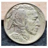 1935-D Buffalo Nickel AU