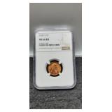 1947-S Slab Lincoln Cent NGC MS66 RD