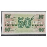 Great Britain Armed Forces 50 New Pence