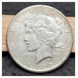 1922-S Peace Dollar