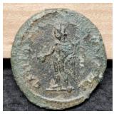 Ancient Roman Bronze Follis Coin