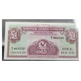 British Armed Forces 1 Pound Banknote 4th Series