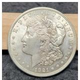 1921 Morgan Dollar AU