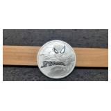 2017 1 Troy Oz. Silver Queen Elizabeth/Spiderman