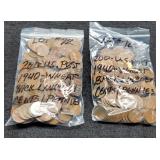 (4) Hundred Wheat Cents 1941 Up Sold By Hundred