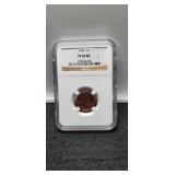 1964 Slab Proof Lincoln Cent NGC PF69 RD