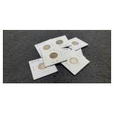 (8) Different Barber Dimes: