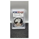 1994 Slab Proof Silver Eagle PCGS PR69 DCAM