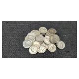 (30) Mercury Dimes
