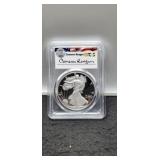 2022-W Slab Proof Silver Eagle PCGS PR69 DCAM
