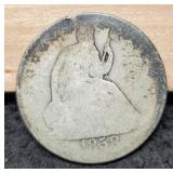 1858-O Liberty Seated Half Dollar