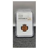 1953-S Slab Lincoln Cent NGC MS66 RD