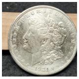 1921-D Morgan Dollar AU