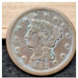1852 Large Cent