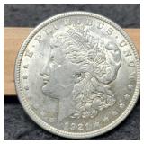 1921 Morgan Dollar AU