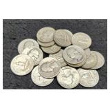(20) Silver W. Quarters