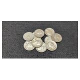 (10) Silver W. Quarters