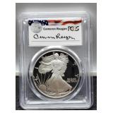 1986-S Slab Proof Silver Eagle PCGS PR69 DCAM