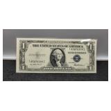 1935 F $1 Silver Certificate Note AU