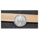 1891 G. Britain Silver 92.5% Half Crown