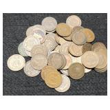 (50) Indian Head Cents AG To Culls